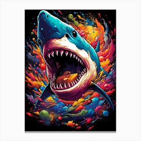 Shark Painting 1 Canvas Print