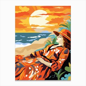 Sunset Painting Canvas Print