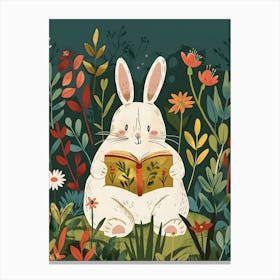 Bibliophile Bunny Canvas Print