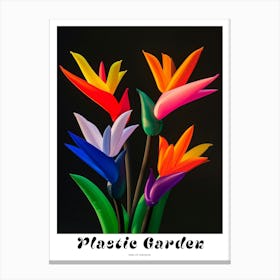 Bright Inflatable Flowers Poster Bird Of Paradise 1 Canvas Print