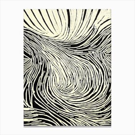 Stylophora Linocut Canvas Print