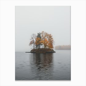 Island In The Mist Canvas Print