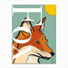 The Fox Canvas Print