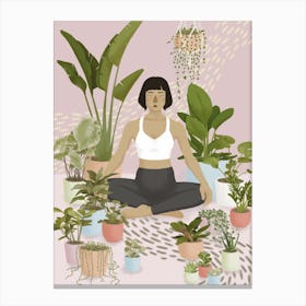 Emily Meditation Canvas Print