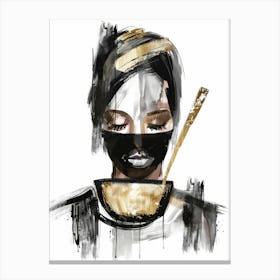 Ninja Girl Canvas Print