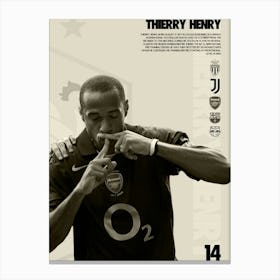 Thierry Henry Canvas Print