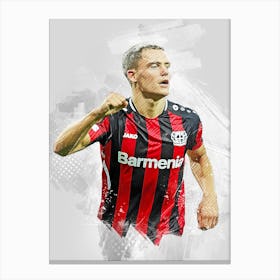 Florian Wirtz Bayer Leverkusen Canvas Print