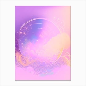 Cosmology Gouache Space Canvas Print