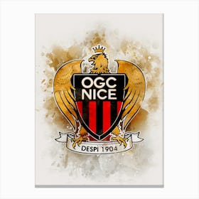 Ogc Nice Brokem Glass Watercolor Canvas Print