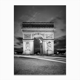 Paris Arc De Triomphe Canvas Print