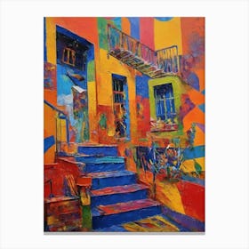 Multicolor Home Art Board 1 Canvas Print