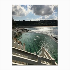 Pool At Bondi Beach Canvas Print