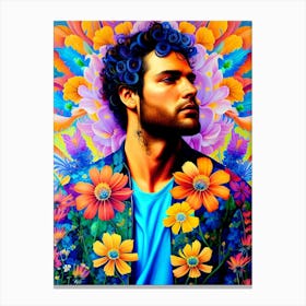 Flower Man 4 Canvas Print