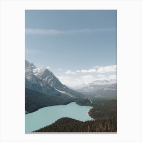 Bright Blue Lake Canvas Print