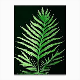 Hemlock Needle Leaf Vibrant Inspired 2 Canvas Print