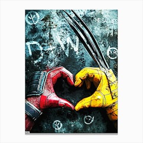 Deadpool And Wolverine 11 Canvas Print