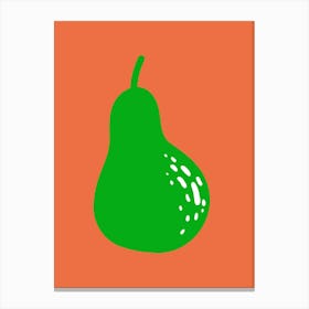 Pear green Canvas Print