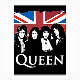 Queen Of The British Canvas Print