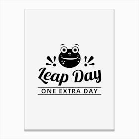 Leap Day Canvas Print