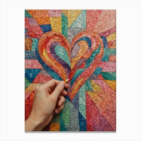 Heart Of Love 29 Canvas Print