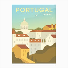 Portugal Travel Poster Canvas Print