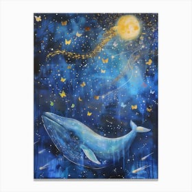 Whale In The Sky 11 Canvas Print