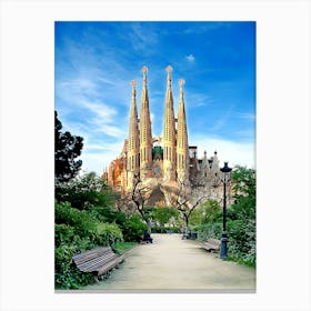 Sagrada Familia Cathedral Canvas Print