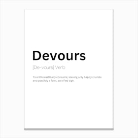 Devours Definition Meaning Toile