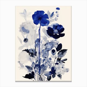 Blue Flowers 26 Canvas Print