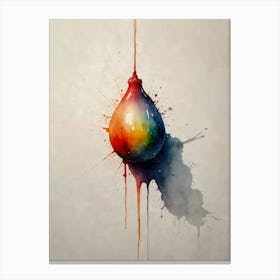 Rainbow Drop Canvas Print