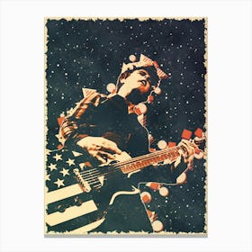 billie joe armstrong live concert 1 Canvas Print