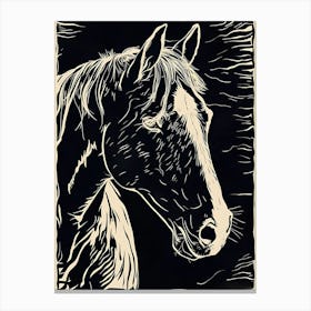 Horse Head Canvas Print