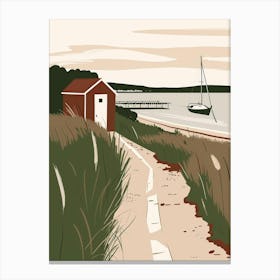 Beach Hut Canvas Print