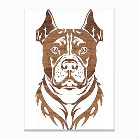 Pit Bull Canvas Print