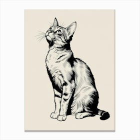 Leonardo Phoenix Create A Minimalist Blackandwhite Ink Drawing 2 (2) Topaz Standard V2 4x Canvas Print