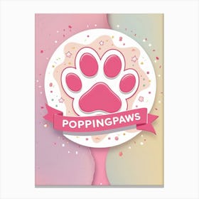 Poppingpaws Canvas Print