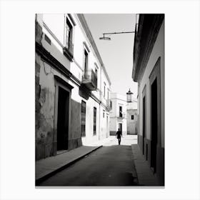 Valladolid, Spain, Black And White Analogue Photography 1 Canvas Print