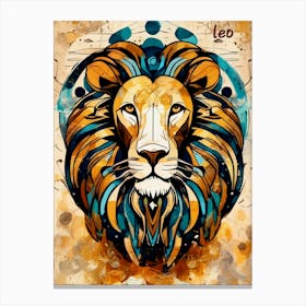 Leo the Lion Canvas Print