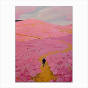 Pink Field 1 Canvas Print