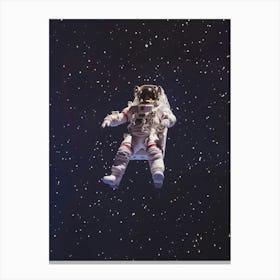 Astronaut In Space Canvas Print