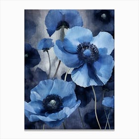 Blue Flowers 4 Canvas Print