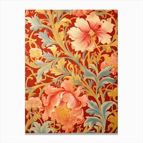 Floral Wallpaper 381 Canvas Print