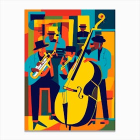 Jazz Musicians love Canvas Print