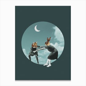 Chase The Night Canvas Print