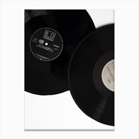 The Simple Beauty Of Records And Music Canvas Print