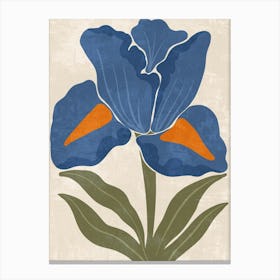 Blue Iris Canvas Print