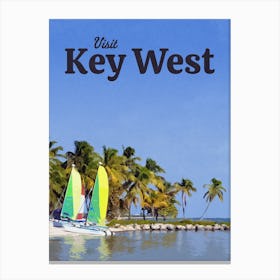 Visit Key West Canvas Print