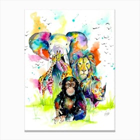 Safari jungle Canvas Print