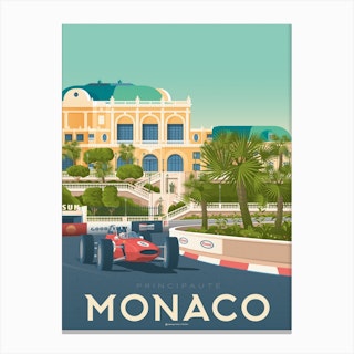 Monaco France Canvas Print