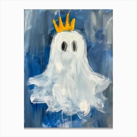 Ghost In A Crown 1 Canvas Print